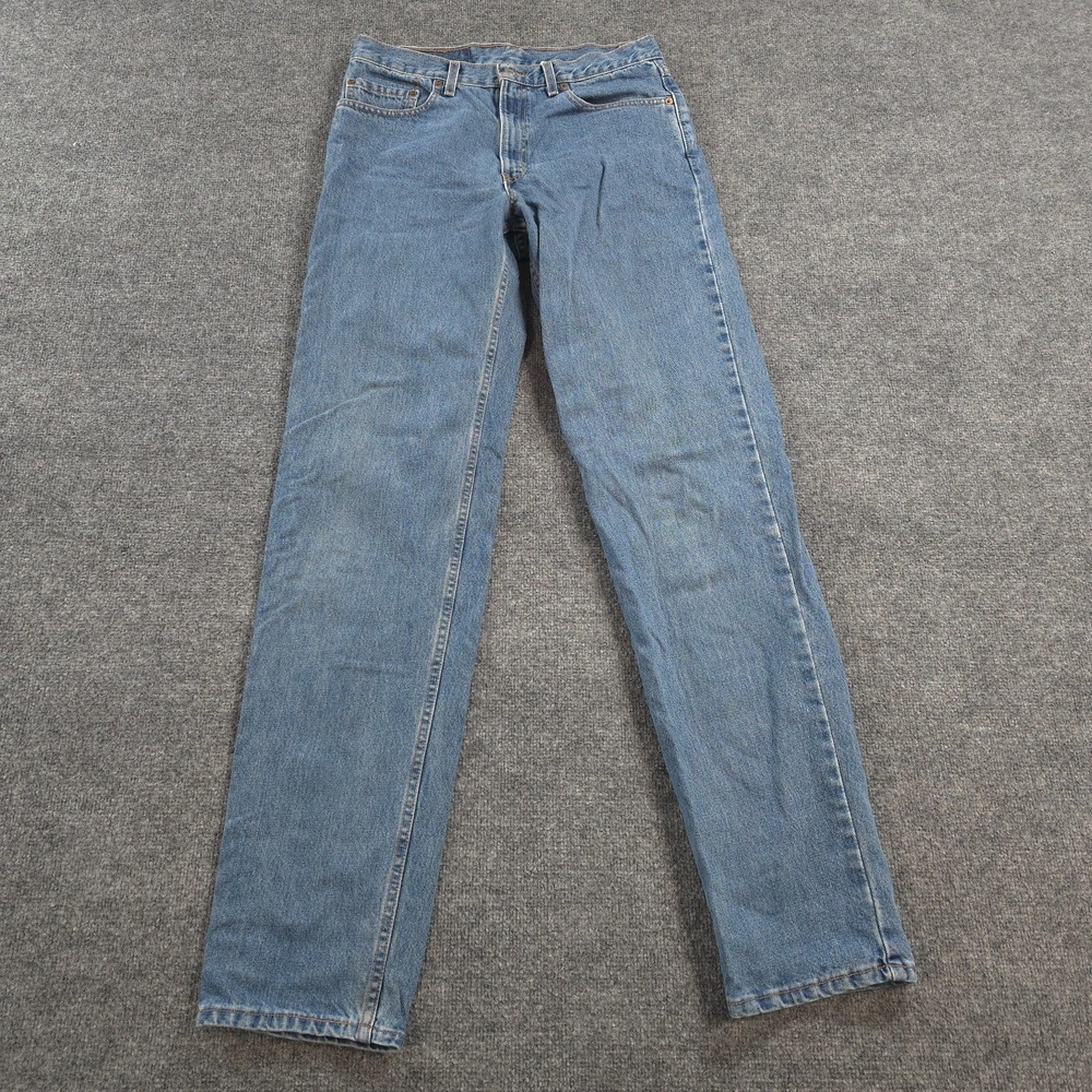 Vintage Levis Jeans Mens 34x38 Blue Denim 550 Relaxed Fit Made In USA 90s Y2K